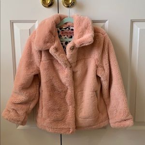 Girls Faux Fur Coat